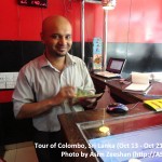 SriLanka tour - Shafique, local restaurant owner
