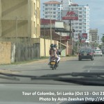 SriLanka tour - Family on Bike