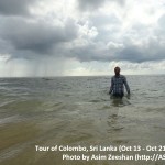 SriLanka tour - me Swimming at Hikkaduwa Beach
